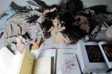 Sunroom desk detail (photo credit Beth Kapusta)