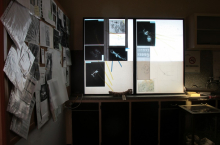 He Dreamed Overtime light boxes Pin board (photo credit Beth Kapusta)