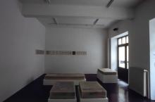 Bedding Cast Into Wax, ISART gallery 1999 installation view