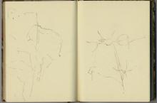 drawings in sketchbooks