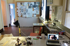 On-site studio in Sydney, Australia, for the project "He Dreamed Overtime". Sydney 2012